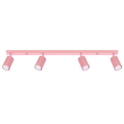 Brilagi - LED suunavalgusti CRESTO 4xGU10/10W/230V roosa