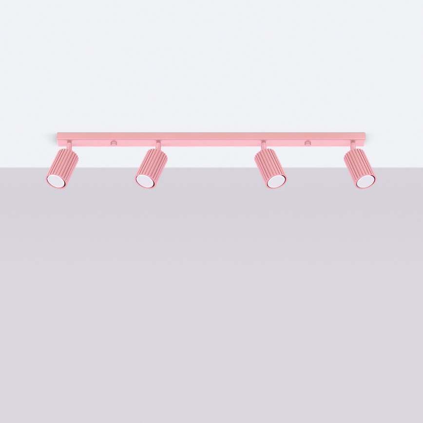Brilagi - LED suunavalgusti CRESTO 4xGU10/10W/230V roosa