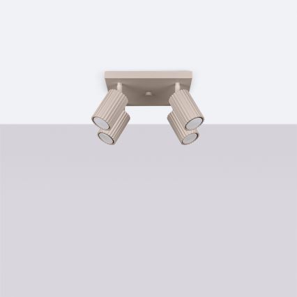 Brilagi - LED-suunavalgusti CRESTO 4xGU10/10W/230V taupe