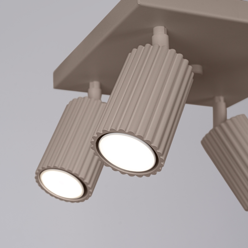 Brilagi - LED-suunavalgusti CRESTO 4xGU10/10W/230V taupe