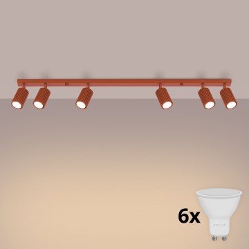 BRILAGI - LED suunavalgusti CRESTO 6xGU10/10W/230V oranž