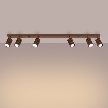 Brilagi - LED suunavalgusti CRESTO 6xGU10/10W/230V pruun