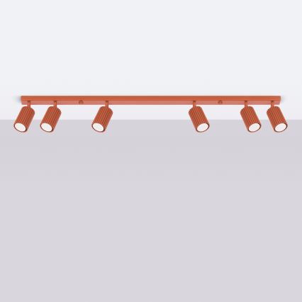 Brilagi - LED suunavalgusti CRESTO 6xGU10/10W/230V punane