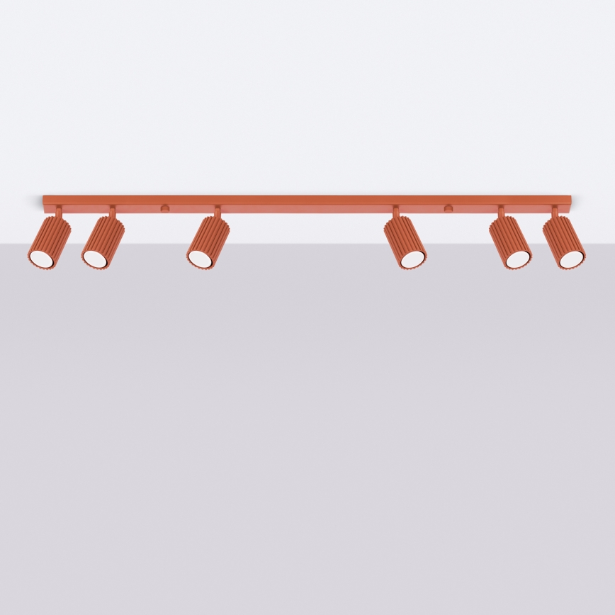 Brilagi - LED suunavalgusti CRESTO 6xGU10/10W/230V punane