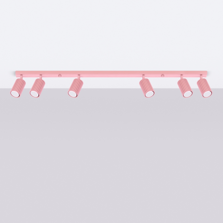 Brilagi - LED suunavalgusti CRESTO 6xGU10/10W/230V roosa