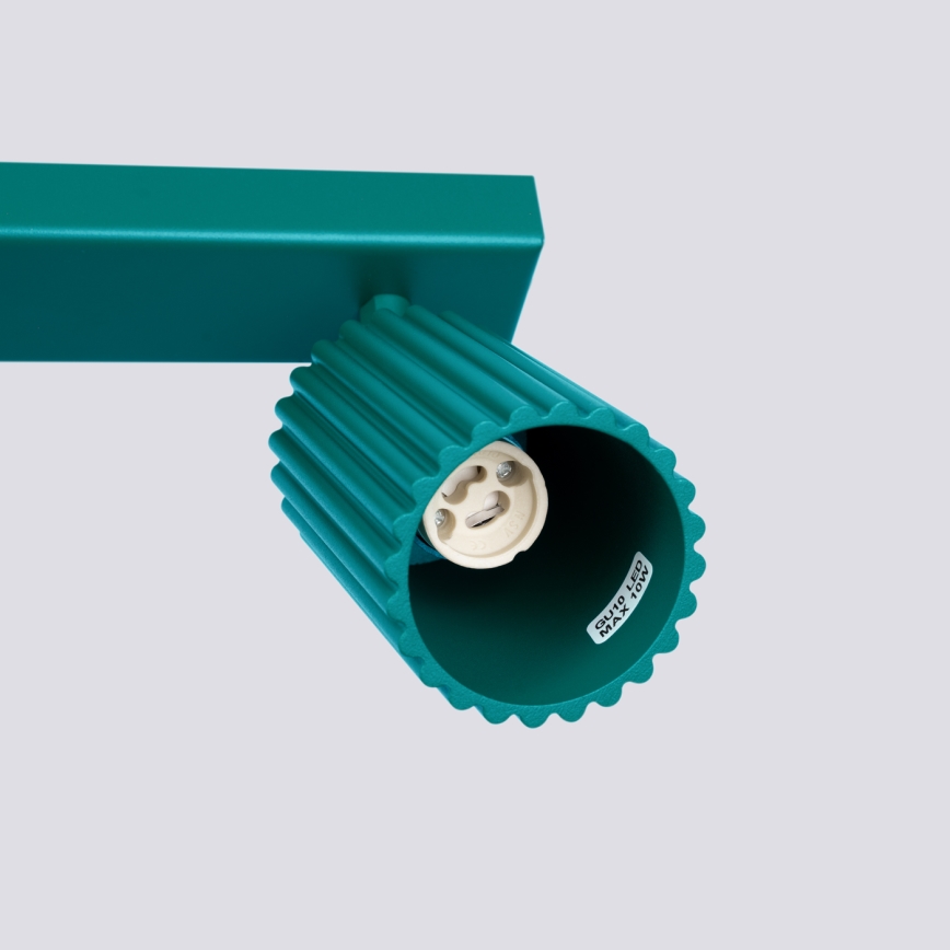 Brilagi - LED suunavalgusti CRESTO 6xGU10/10W/230V türkiissinine