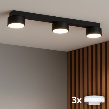 Brilagi - LED suunavalgusti MONO 3xGX53/13W/230V must