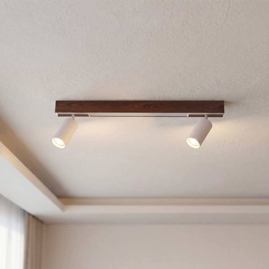 BRILAGI - LED suunavalgusti SELE 2xGU10/30W/230V + LED/15W valge/kirsidekor