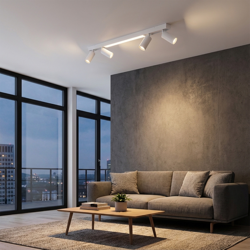 Brilagi - LED suunavalgusti SELE 4x GU10 (kuni 30W, 230V) + LED 25W, valge