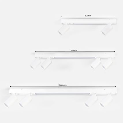 Brilagi - LED suunavalgusti SELE 4x GU10 (kuni 30W, 230V) + LED 25W, valge