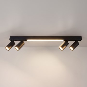 Brilagi - LED suunavalgusti SELE 4xGU10/30W/230V + LED/20W must