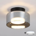 BRILAGI - LED Süvistatav laevalgusti AURA LUX 1xGX53/30W/230V, läbimõõt 13 cm, must/suitsuhall
