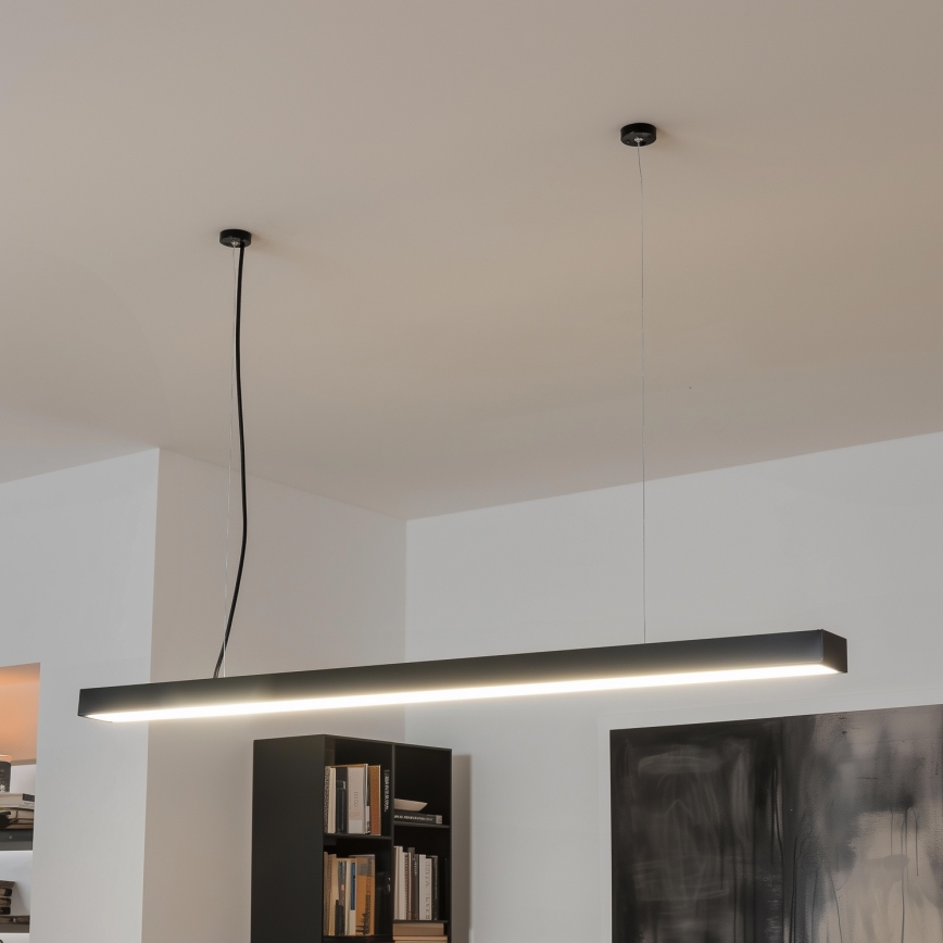 Brilagi - LED lae pinnapealne rippvalgusti SYNODICO LED/30W/230V 4000K must