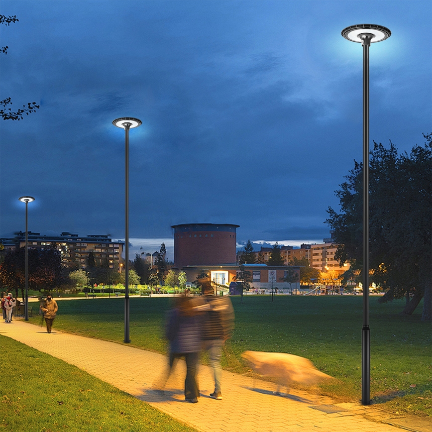 Brilagi - LED tänavavalgusti 5 m postiga URBANSPARK LED/120W/230V must IP65