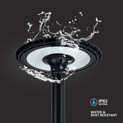 Brilagi - LED tänavavalgusti 5 m postiga URBANSPARK LED/120W/230V must IP65