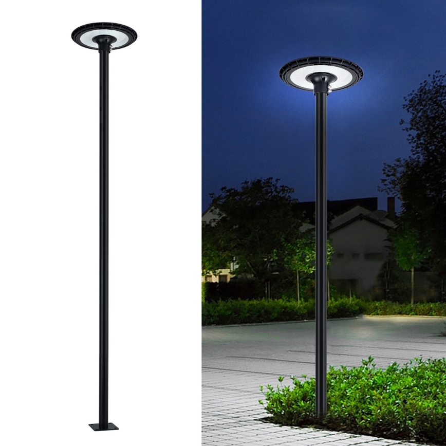 Brilagi - LED-tänavavalgusti koos 3 m postiga URBANSPARK LED/120W/230V must IP65