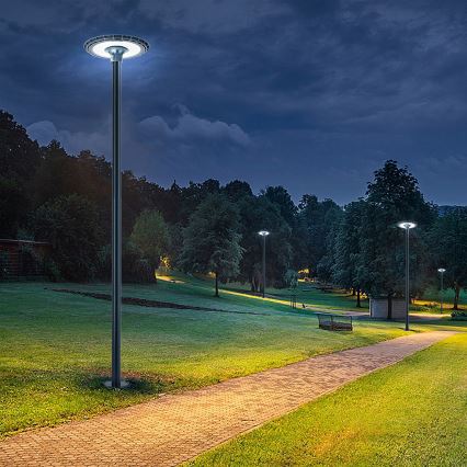 Brilagi - LED tänavavalgusti 4 m postiga URBANSPARK LED/120W/230V antratsiit IP65