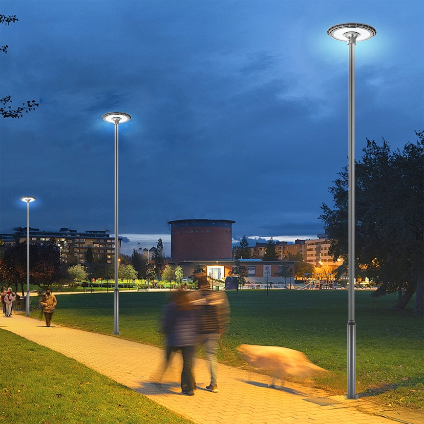 Brilagi - LED-tänavavalgusti koos 5 m mastiga URBANSPARK LED/120W/230V antratsiit IP65