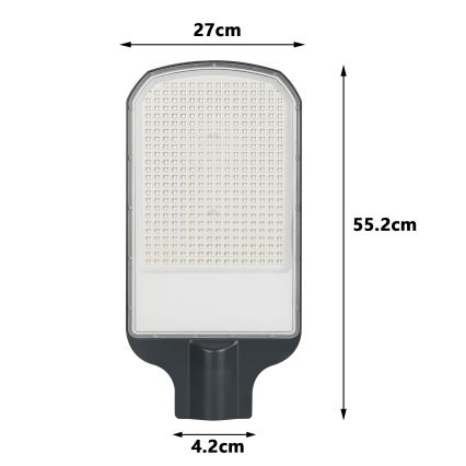 Brilagi - LED tänavavalgusti URBANLIGHT LED/200W/230V antratsiit IP65