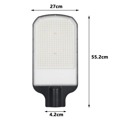 Brilagi - LED tänavavalgusti URBANLIGHT LED/200W/230V must IP65