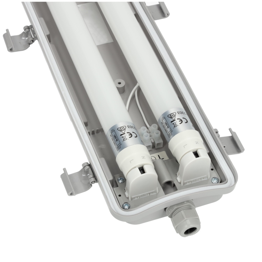 BRILAGI - LED-tehniline tolmukindel toruvalgusti OPTIMA T8 2xG13/18W/230V 6500K IP65 128 cm