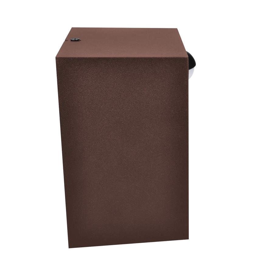 Brilagi - LED välisseinavalgusti anduriga TERNI LED/12W/230V pruun IP44