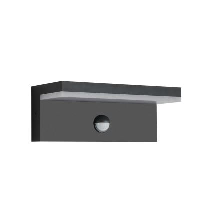 Brilagi - TESSI LED-välisseinalamp liikumisanduriga LED/10W/230V, must, IP54