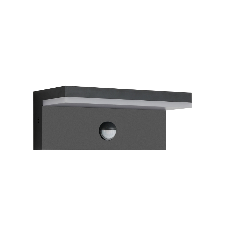 Brilagi - TESSI LED-välisseinalamp liikumisanduriga LED/10W/230V, must, IP54