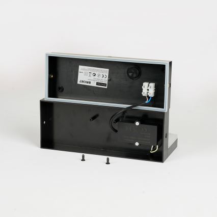 Brilagi - TESSI LED-välisseinalamp liikumisanduriga LED/10W/230V, must, IP54