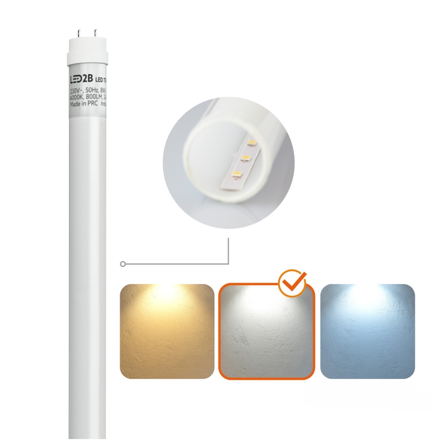 Brilagi - LED Tööstuslik luminofoorvalgusti OPTIMA T8 1xG13/18W/230V 4000K IP65 128 cm