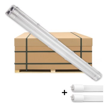 Brilagi - LED Tööstuslik luminofoorvalgusti OPTIMA T8 2xG13/18W/230V 4000K IP65 128 cm - kaubaalus 110 tk