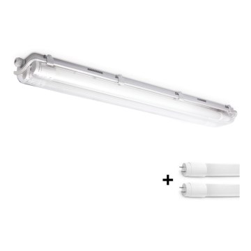 Brilagi - LED Tööstuslik luminofoorvalgusti OPTIMA T8 2xG13/9W/230V 4000K IP65 67,5 cm