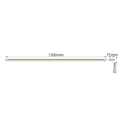 Brilagi - LED-toruvalgusti AVERO LED/45W/230V 150 cm