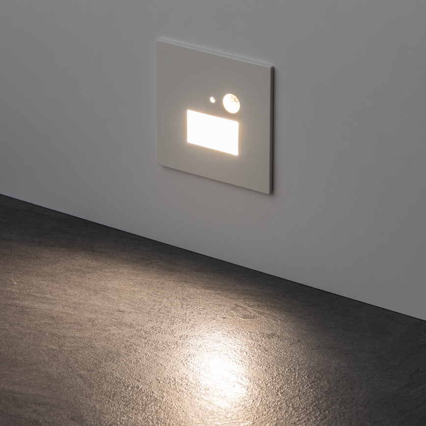 Brilagi - LED-trepivalgusti liikumis- ja hämarussensoriga JACK LED/1,5 W/230 V 3000/4000/6500 K valge