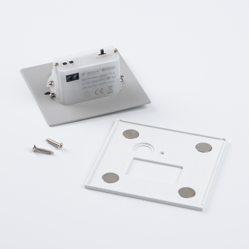 Brilagi - LED-trepivalgusti liikumis- ja hämarussensoriga JACK LED/1,5 W/230 V 3000/4000/6500 K valge