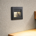 Brilagi - LED trepi valgusti STEP LIGHT LED/1,5W/230V IP44 must