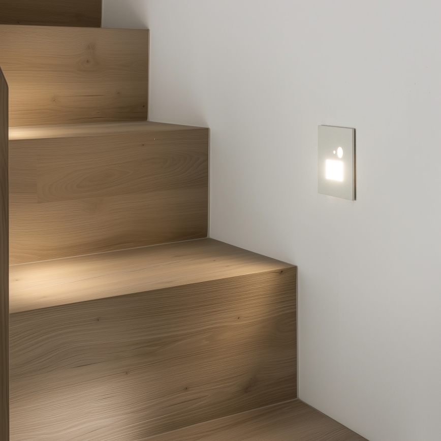 Brilagi - LED Trepivalgusti koos liikumisanduriga JACK LED/1,5W/230V 3000K/4000K/6500K valge