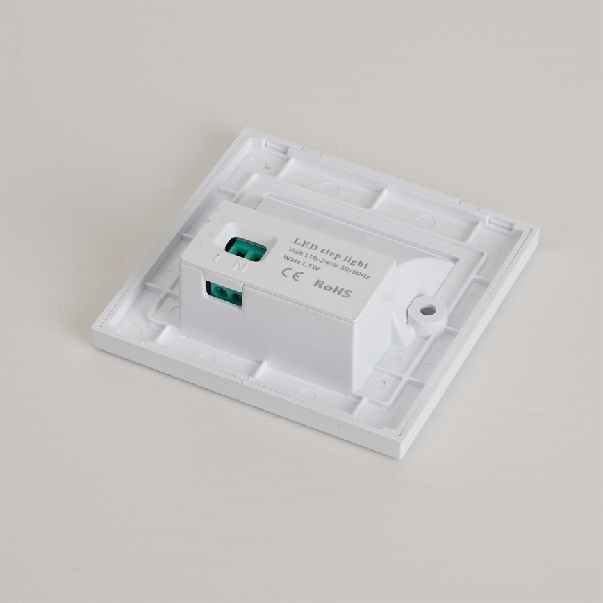 Brilagi - LED-trepivalgusti STEP LIGHT LED/1,5W/230V IP44 valge