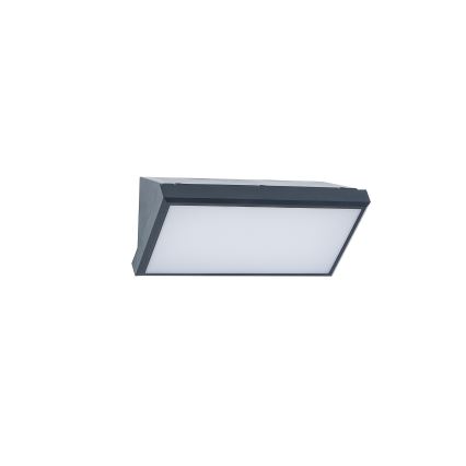 Brilagi - LED hämardatav välisseinavalgusti TRIANGLE 1xE27/6W/230V 2700-6500K IP65 antratsiit