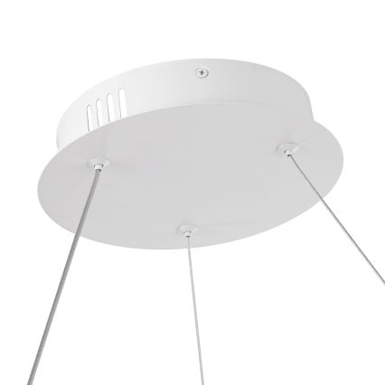 Brilagi - LED hämardatav rippvalgusti kaabliga TWISTER LED/75W/230V 3000-6000K diameeter 70 cm valge + kaugjuhtimispult