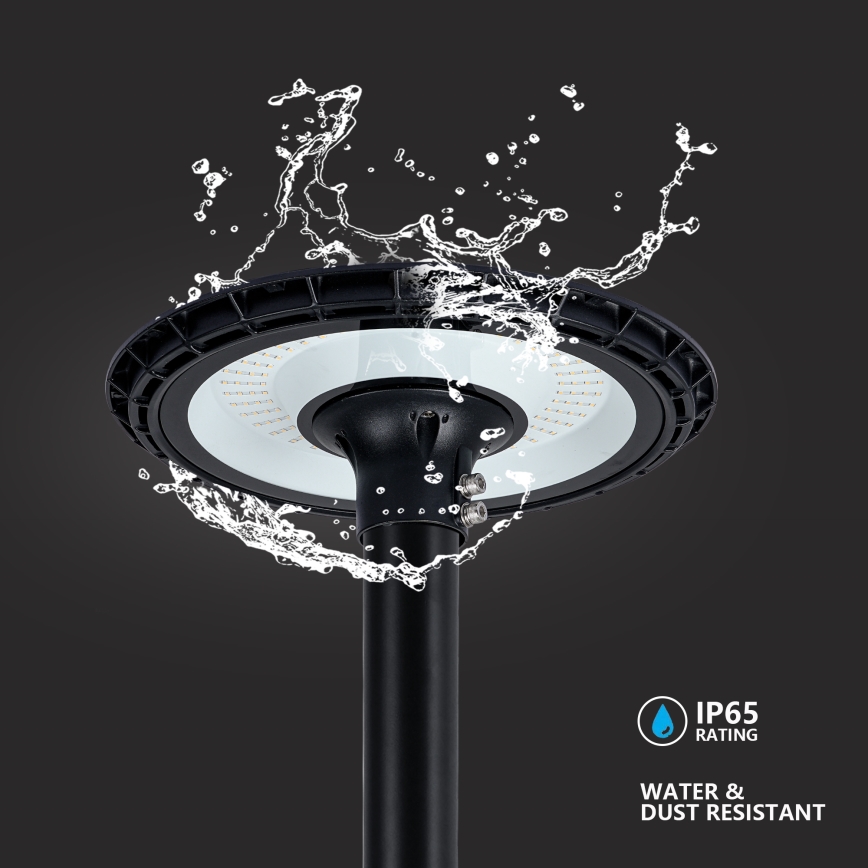 Brilagi - LED välitänavavalgusti 3 m postiga URBANSPARK LED/120W/230V must IP65