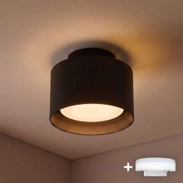 BRILAGI - LED-valgusti BACKLIT 1xGX53/15W/230V + LED/3W, läbimõõt 10 cm, must
