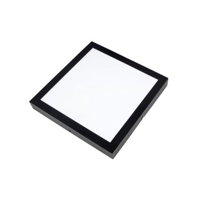 Brilagi - LED Laevalgusti vannituppa FRAME LED/24W/230V 30x30 cm 3000/4000/6000K IP44 must