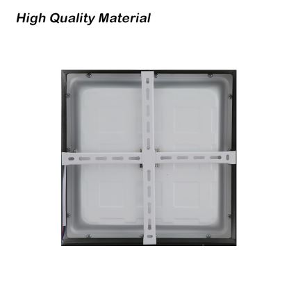 Brilagi - LED Laevalgusti vannituppa FRAME LED/24W/230V 30x30 cm 3000/4000/6000K IP44 must