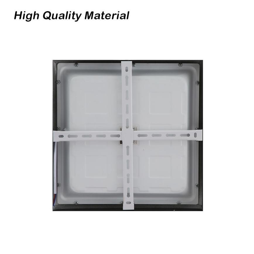 Brilagi - LED Laevalgusti vannituppa FRAME LED/24W/230V 30x30 cm 3000/4000/6000K IP44 must