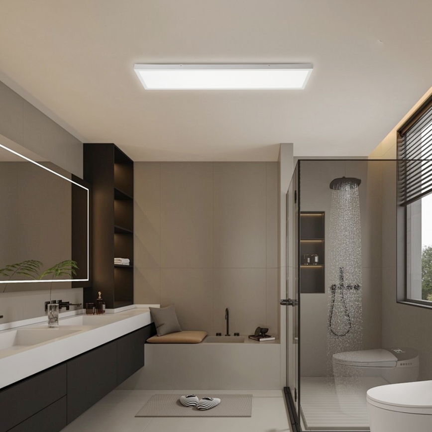Brilagi - LED Laevalgusti vannituppa FRAME LED/50W/230V 30x120 cm 3000/4000/6000K IP44 valge