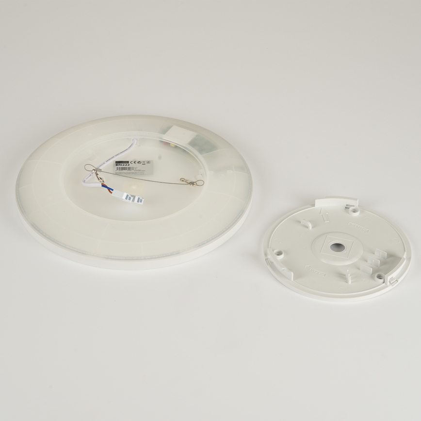 Brilagi - LED Laevalgusti vannituppa ULTRA SLIM LED/12W/230V d. 22,5 cm valge IP54