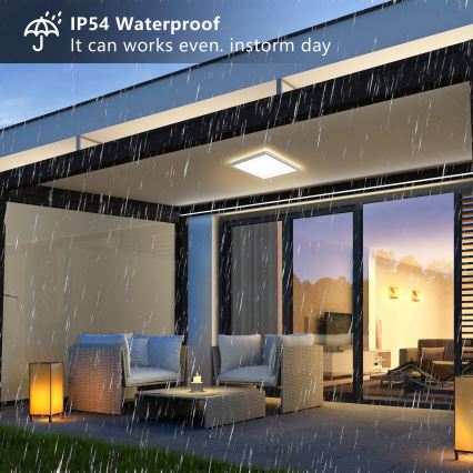 Brilagi - LED Laevalgusti vannituppa ULTRA SLIM LED/24W/230V 42x42 cm valge IP54