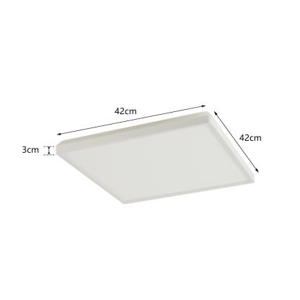 Brilagi - LED Laevalgusti vannituppa ULTRA SLIM LED/24W/230V 42x42 cm valge IP54
