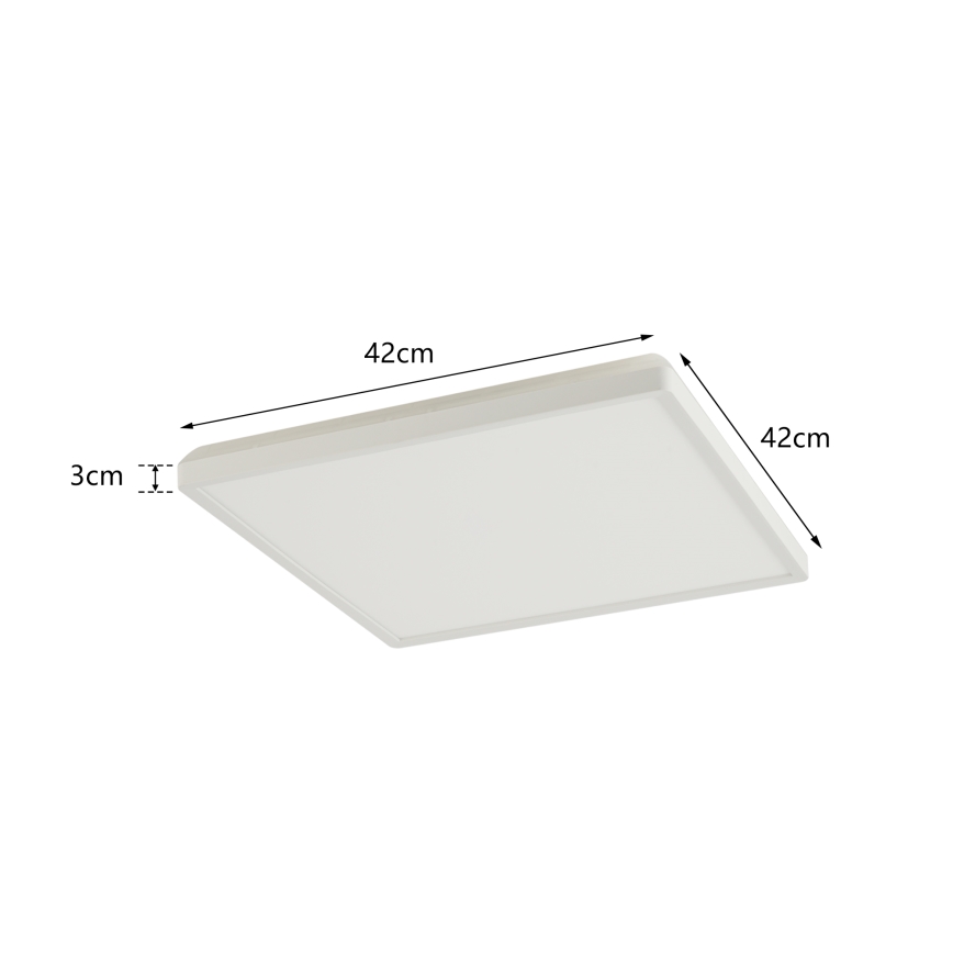 Brilagi - LED Laevalgusti vannituppa ULTRA SLIM LED/24W/230V 42x42 cm valge IP54
